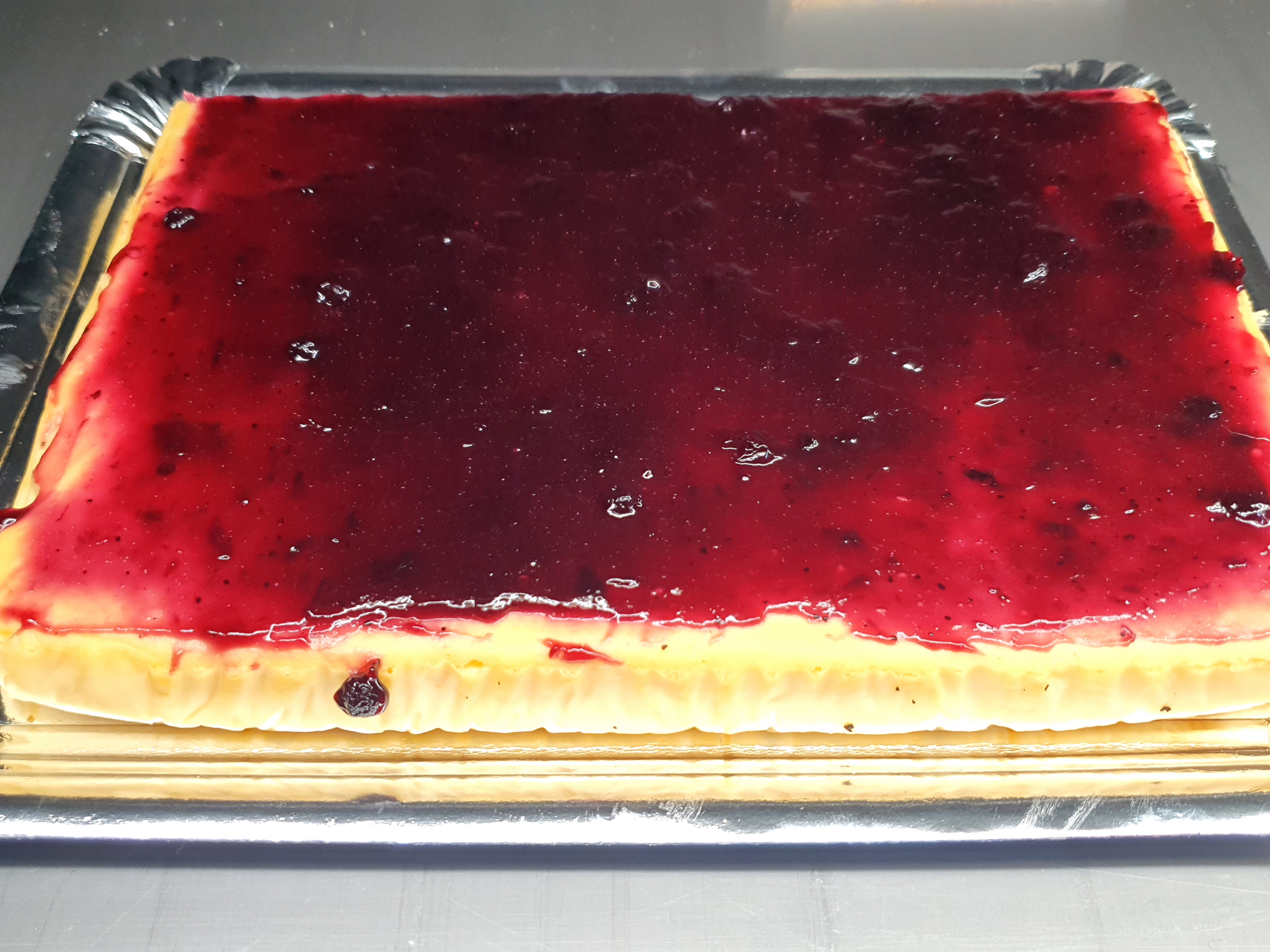 Tarta de Queso con Arándanos
